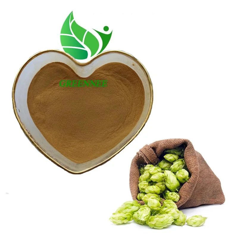 High Quality 100% Natural Hops Flower Extract Powder Breast Enhancement