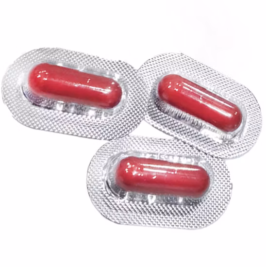 Integratore salutare a base di erbe con formula energetica per uomo